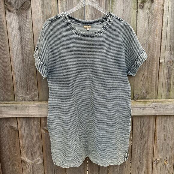 Anthropologie Holding Horses Dress Mini Tunic Striped Pullover Large Petite NWT - Picture 1 of 9